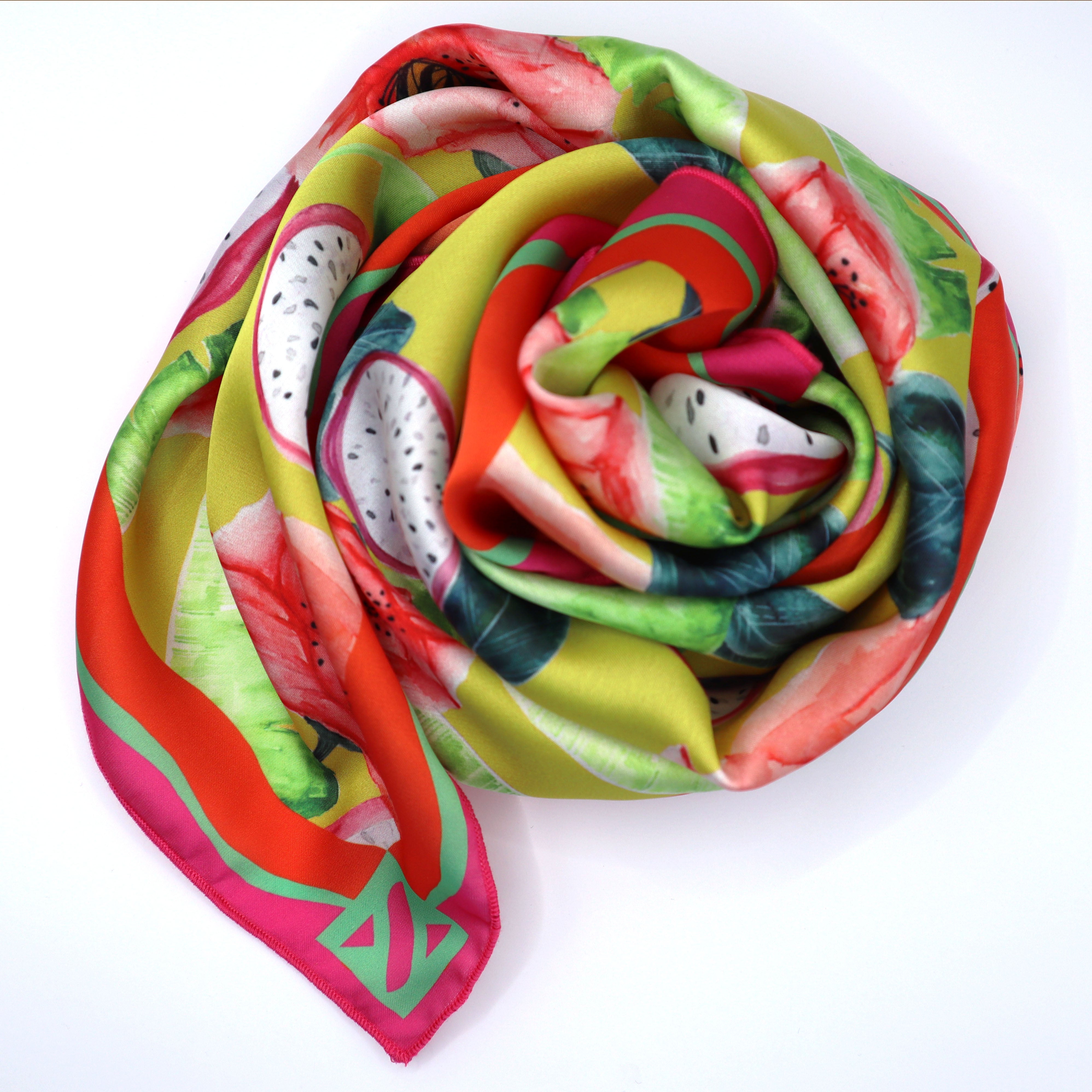 Dragonfruit Is Heavenly [Large Square Scarf]