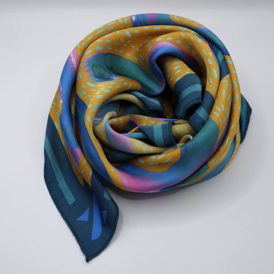 C-Print Small Square Scarf