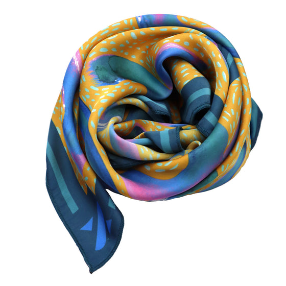 C-Print Large Square Scarf